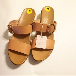 Mariella Italian Leather Sandals size 9 NWT